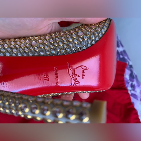 Swarovski Crystal Louboutin Heels - Picture 9 of 12